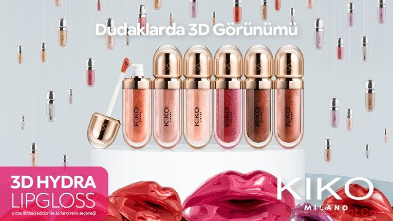 Parlak Gülüşlerin Sırrı: KIKO Milano 3D Hydra Lipgloss