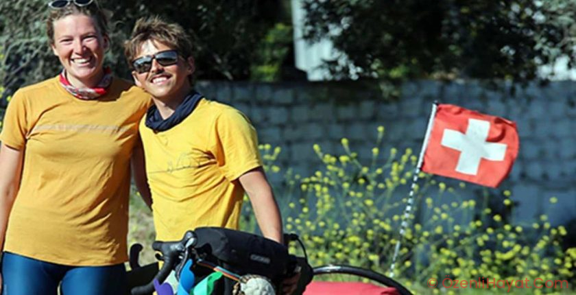 Bisikletle dünya cinsine çıkan İsviçreli çift Türkiye’de: Türk halkına hayran kaldılar!