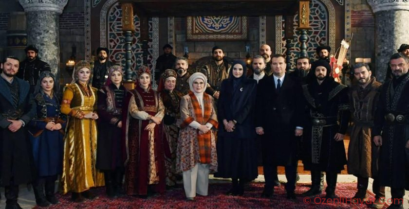 Emine Erdoğan ‘Kuruluş Orhan’ setine ziyarette bulundu