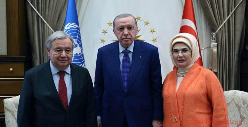 Emine Erdoğan’dan BM Genel Sekreteri Guterres’e verilen ödüle ilişkin paylaşım Emine Erdoğan’dan BM Genel Sekreteri Guterres’e verilen ödüle ilişkin paylaşım