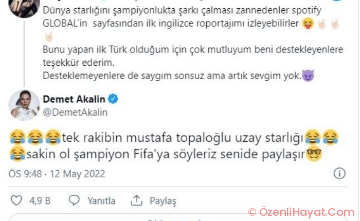 Aleyne Tilki ve Demet Akalın gerginliği!