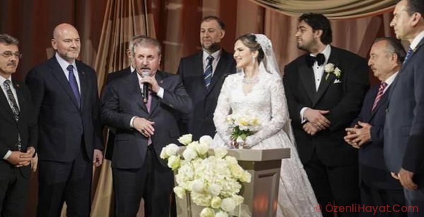 BBP Genel Başkanı Mustafa Destici nikah şahidi oldu