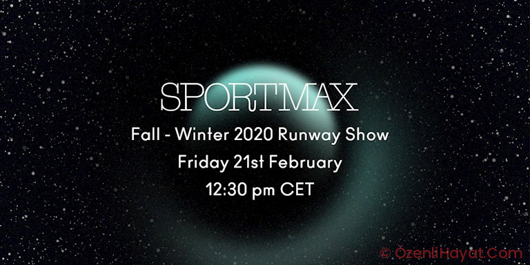 CANLI YAYIN: SPORTMAX SONBAHAR-KIŞ DEFİLESİ CANLI YAYIN: SPORTMAX SONBAHAR-KIŞ DEFİLESİ