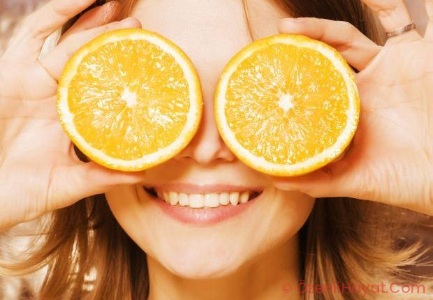 Cilde düzgün gelen portakal maskesi