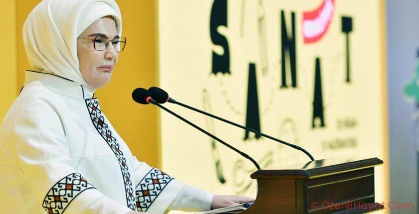 Emine Erdoğan Rami Çocuk ve Sanat Bienali’nin açılışına katıldı