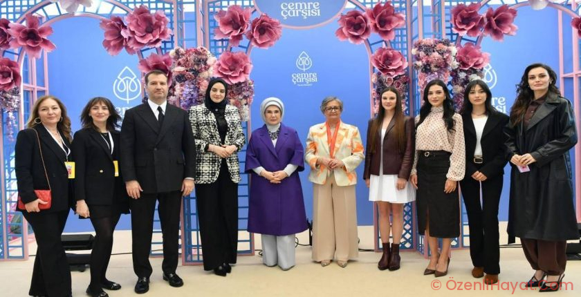 Emine Erdoğan, TOGEM-DER’in klâsik “Cemre Çarşısı”nın açılışına katıldı