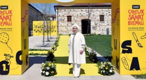 Emine Erdoğan’dan Rami Çocuk ve Sanat Bienali’nin açılışına ait paylaşım