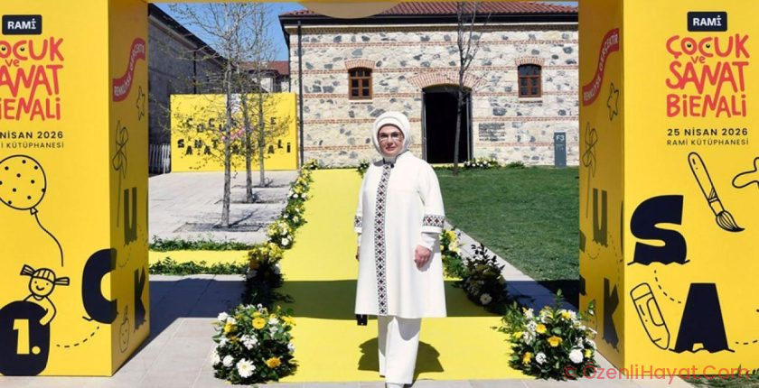 Emine Erdoğan’dan Rami Çocuk ve Sanat Bienali’nin açılışına ait paylaşım
