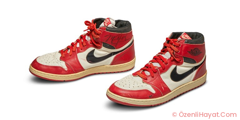 MICHEAL JORDAN’IN AYAKKABILARI AÇIK ARTIRMADA