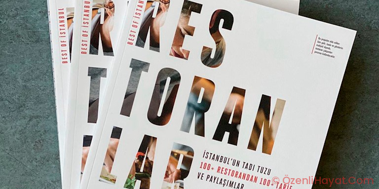 ‘RESTORANLAR EVDE’ DERGİ-KİTABIYLA YEME-İÇME DALINA DAYANAK