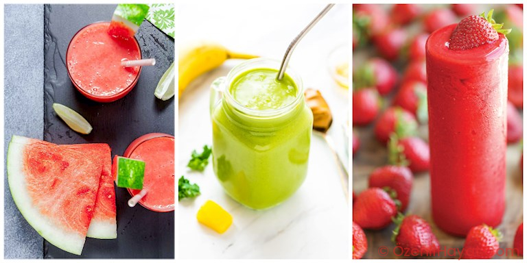 YAZ MEYVELERİ İLE YAPABİLECEĞİNİZ 10 SMOOTHIE TANIMI