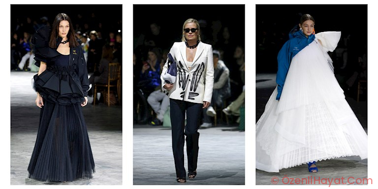 YOLANDA HADID KIZLARI İLE PODYUMDA!