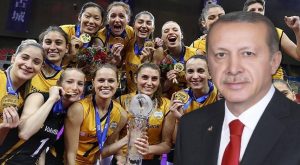 Cumhurbaşkanı Erdoğan’dan VakıfBank Voleybol Grubu’na şampiyonluk tebriği