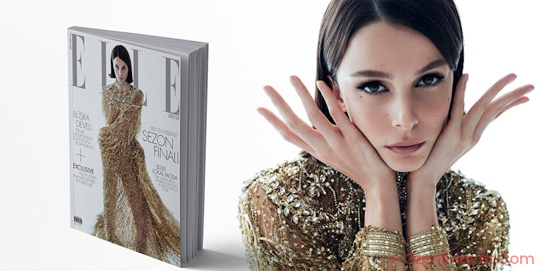 ELLE TÜRKİYE ARALIK / OCAK SAYISININ KAPAK KIZI BÜŞRA DEVELİ!