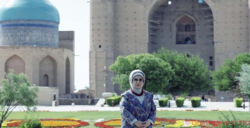 Emine Erdoğan Hoca Ahmet Yesevi Türbesi’ni ziyaret etti! Emine Erdoğan Hoca Ahmet Yesevi Türbesi’ni ziyaret etti!