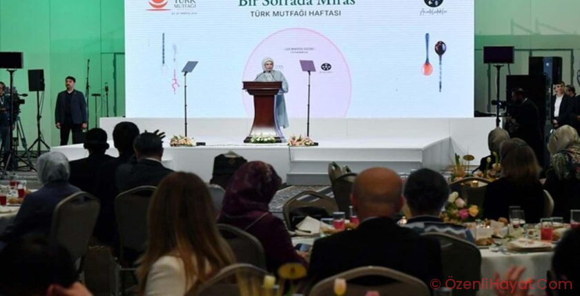 Emine Erdoğan: “Türk mutfağı gönül birliğinin vitrini” Emine Erdoğan: “Türk mutfağı gönül birliğinin vitrini”