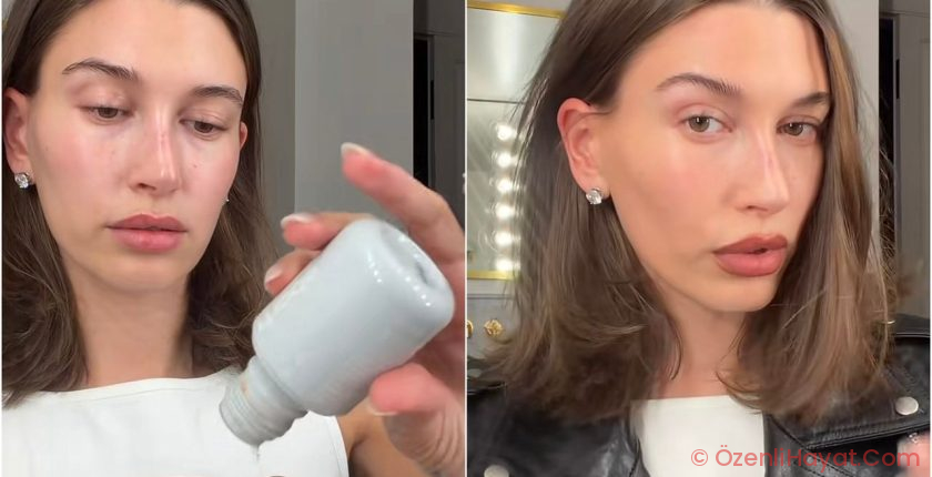 Hailey Bieber’s Blurred Lip Combo and Fresh-Skin Makeup Routine Are All You Need This Spring