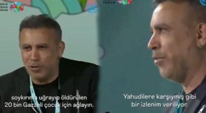 Haluk Levent’in konuşmasına mahzur: Gazze soykırımını eleştirdi yayın kesildi!