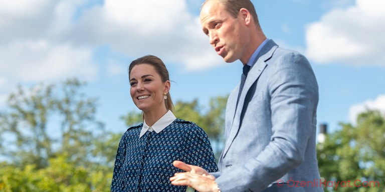 KATE MIDDLETON VE PRENS HARRY SIHHAT ÇALIŞANLARINA BAĞIŞTA BULUNUYOR
