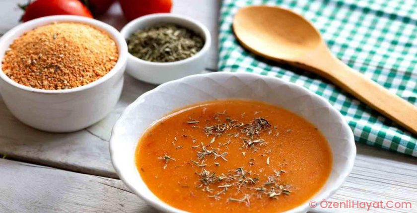 Klasik tatlara çağdaş dokunuş: Tarhanalı domates çorbası tanımı