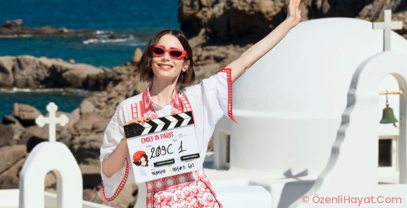 Lily Collins' First Emily in Paris Season 6 Outfit Proves the Red Shoe Trend Is Here to Stay