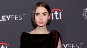Lily Collins’s Long Almond Nails Are the Perfect Shape for Summer’s Pearly White Manicure Trend