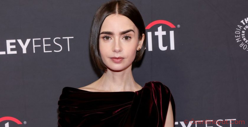 Lily Collins’s Long Almond Nails Are the Perfect Shape for Summer’s Pearly White Manicure Trend