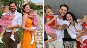 Pelin Akil ve Anıl Altan kızlarının doğum günü için bir ortaya geldi!