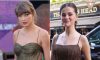 Taylor Swift and Selena Gomez Perfect the Metallic Wedding Guest Dress Formula Taylor Swift and Selena Gomez Perfect the Metallic Wedding Guest Dress Formula