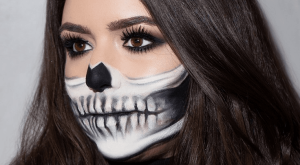 The Coolest Skeleton Makeup Tutorial for Halloween