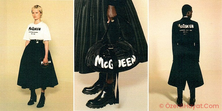ALEXANDER MCQUEEN GRAFFITI KOLEKSİYONU TANITILDI ALEXANDER MCQUEEN GRAFFITI KOLEKSİYONU TANITILDI