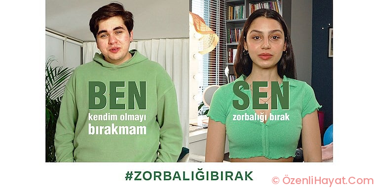 GENÇLER “BEN KENDİM OLMAYI BIRAKMAM SEN #ZORBALIĞIBIRAK” DİYOR GENÇLER “BEN KENDİM OLMAYI BIRAKMAM SEN #ZORBALIĞIBIRAK” DİYOR