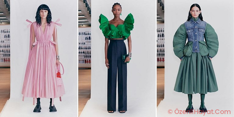 HEYKELSİ SİLUETLER: ALEXANDER McQUEEN PRE FALL 2021 KOLEKSİYONU HEYKELSİ SİLUETLER: ALEXANDER McQUEEN PRE FALL 2021 KOLEKSİYONU