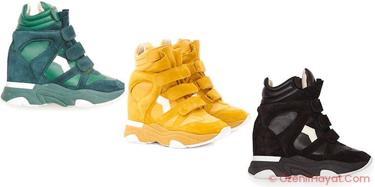 ISABEL MARANT’IN DOLGU TOPUKLU SNEAKERLARI GERİ DÖNDÜ!